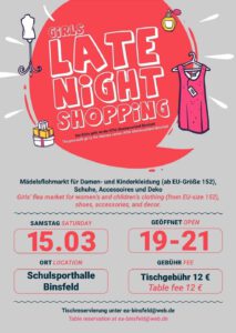 Informationen zur Girls Late Night Shopping